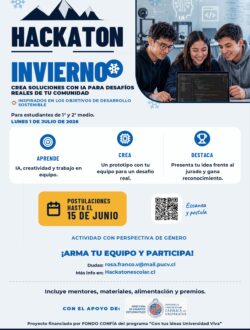 Afiche Hackaton de Invierno