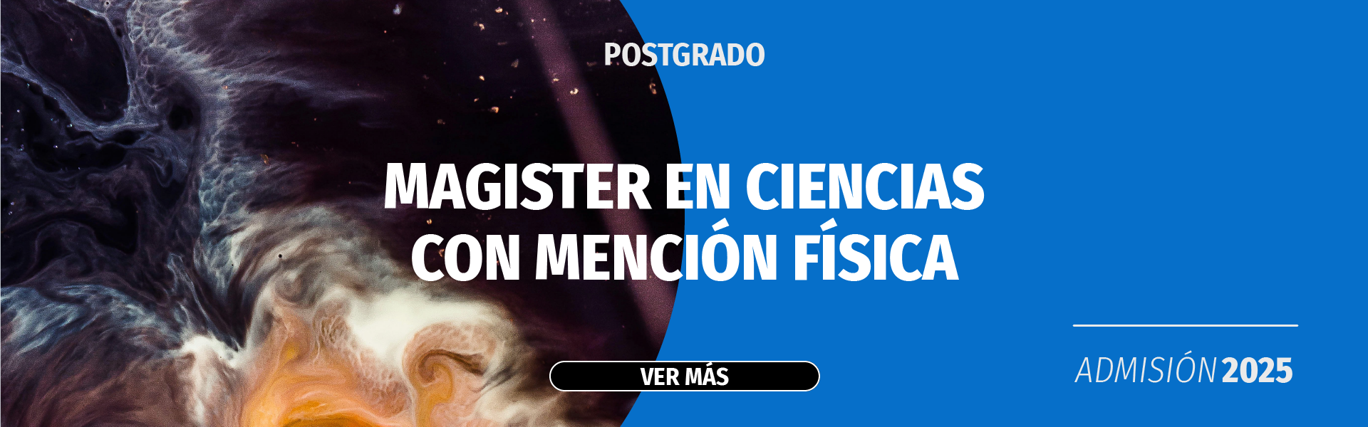 Magister en Física Banner